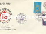 1973 CUMHURİYET'İN 50. YILI FDC