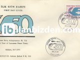1973 LOZAN ANTLAŞMASI FDC