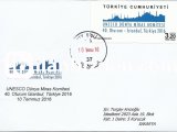 2016 UNESCO DÜNYA MİRAS KOMİTESİ 40. OTURUM İLKGÜN POSTA DAMGALI ZARF
