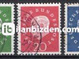 ALMANYA (BATI) 1959 DAMGALI PROF. DR. TH. HEUSS SERİSİ 3 EURO