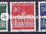 ALMANYA (BATI) 1966 DAMGALI BRANDERBURG SERİSİ MİCHEL 2 EURO