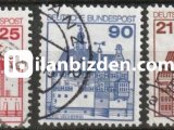 ALMANYA (BATI) 1978 DAMGALI SARAYLAR VE KALELER SERİSİ