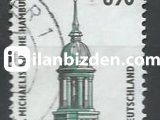 ALMANYA (BATI) 1996 DAMGALI HAMBURG MİCHALİS KİLİSESİ SERİSİ