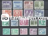 ALMANYA (DOĞU) 1973-81 DAMGALI ANITLAR SERİLERİ KOMPLE