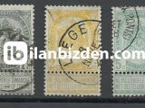 BELÇİKA 1893 DAMGALI SÜREKLİ DEVLET ARMALARI SERİSİ