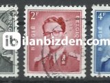 BELÇİKA 1953 DAMGALI KRAL BAUDOUİN SERİSİ