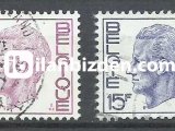 BELÇİKA 1971 DAMGALI KRAL BAUDOUİN SERİSİ 5