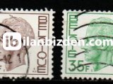 BELÇİKA 1980 DAMGALI KRAL BAUDOUİN SERİSİ 2