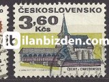 ÇEKOSLAVAKYA 1971 DAMGALI BİNALAR SÜREKLİ SERİ 2
