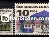 ÇEKOSLAVAKYA 1972 DAMGALI BİNALAR SÜREKLİ SERİ