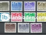 HOLLANDA 1976 DAMGALI SÜREKLİ SERİ
