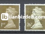 İNGİLTERE 1997 DAMGALI SÜREKLİ KRALİÇE 2. ELİZABETH SERİSİ