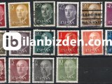 İSPANYA 1955 DAMGALI GENERAL FRANCO SÜREKLİ SERİ