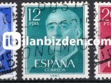 İSPANYA 1974 DAMGALI GENERAL FRANCO SÜREKLİ SERİ