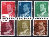 İSPANYA 1976 DAMGALI KRAL I. JUAN CARLOS SÜREKLİ SERİ