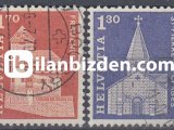 İSVİÇRE 1966 DAMGALI SÜREKLİ SERİ