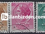 İTALYA 1960 DAMGALI SYRACUSEAN PARALARI  SÜREKLİ SERİ