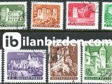 MACARİSTAN 1960 DAMGALI KALELER SÜREKLİ SERİ 1