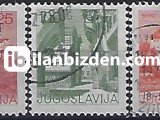 YUGOSLAVYA 1976 DAMGALI MANZARA SERİSİ