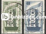 ALMANYA (BATI) 1956 DAMGALI AVRUPA CEPT SERİSİ