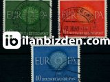 ALMANYA (BATI) 1960 DAMGALI AVRUPA CEPT SERİSİ