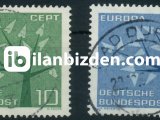 ALMANYA (BATI) 1962 DAMGALI AVRUPA CEPT SERİSİ