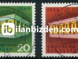 ALMANYA (BATI) 1969 DAMGALI AVRUPA CEPT SERİSİ