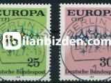 ALMANYA (BATI) 1972 DAMGALI AVRUPA CEPT SERİSİ