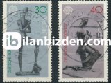 ALMANYA (BATI) 1974 DAMGALI AVRUPA CEPT SERİSİ