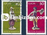 ALMANYA (BATI) 1976 DAMGALI AVRUPA CEPT SERİSİ