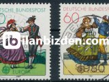 ALMANYA (BATI) 1981 DAMGALI AVRUPA CEPT SERİSİ