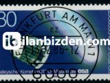 ALMANYA (BATI) 1986 DAMGALI HALLEY KUYRUKLU YILDIZI SERİSİ