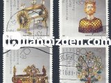 ALMANYA (BATI) 1988 DAMGALI ALTIN VE GÜMÜŞ EL SANATLARI SERİSİ