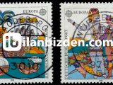 ALMANYA (BATI) 1992 DAMGALI AVRUPA CEPT SERİSİ