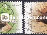 ALMANYA (BATI) 2012 DAMGALI YERLİ YABAN HAYATININ YENİ NÜFUSU VAŞAK VE GEYİK (KÜÇÜK EBAT)SERİSİ