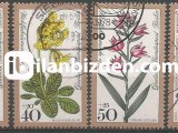 ALMANYA (BERLİN) 1978 DAMGALI ÇİÇEKLER SERİSİ