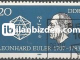 ALMANYA (DOĞU) 1983 DAMGALI LEONARD EULER’İN ÖLÜMÜNÜN 200. YILI SERİSİ