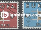BELÇİKA 1963 DAMGALI AVRUPA CEPT SERİSİ