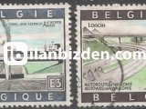 BELÇİKA 1969 DAMGALI YOL İNŞAATLARI SERİSİ