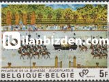 BELÇİKA 1980 DAMGALI GENÇ FİLATELİSTLER SERİSİ