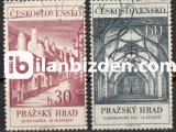 ÇEKOSLAVAKYA 1967 DAMGALI PRAG ŞEHRİ SERİSİ