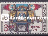 ÇEKOSLAVAKYA 1974 DAMGALI BRNO 74 PUL SERGİSİ SERİSİ