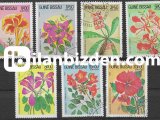 GUİENEA DE BİSSAU 1983 DAMGALI ÇİÇEKLER SERİSİ