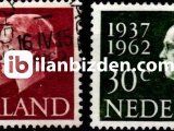 HOLLANDA 1962 DAMGALI KRALİÇE JULİANA VE PRENS BERNHARD'IN DÜĞÜNÜNÜ GÜMÜŞ YILI SERİSİ