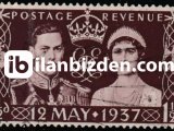 İNGİLTERE 1937 DAMGALI KRAL GEORGE VI SERİSİ