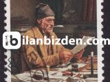 İSVİÇRE 1981 DAMGALI ALBERT ANKER'İN DOĞUMUNUN 150.YILI SERİSİ