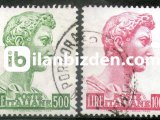 İTALYA 1957 DAMGALI ST. GEORGE SERİSİ