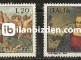 İTALYA 1970 DAMGALI RAPHAEL’İN ÖLÜMÜNÜN 450. YILI SERİSİ