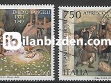İTALYA 1990 DAMGALI CHRİSTMAS SERİSİ