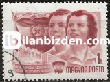 MACARİSTAN 1955 DAMGALI MACAR GENÇLİK ORGANİZASYONU'NUN 2. KONGRESİ SERİSİ